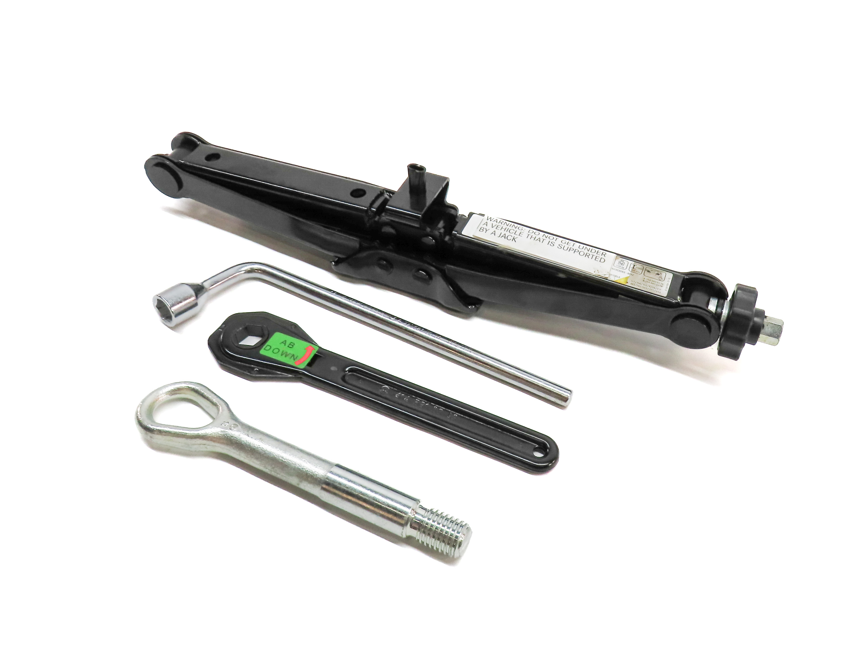 2015 MERCEDES GL550 (X166) EMERGENCY ROADSIDE CAR LIFT JACK TOOL KIT SET/4 — exact item pictured